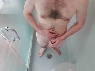 banyo-yapma, mastürbasyon-masturbation, amatör, duş, tek-kişilik, gerçeklik, yarak