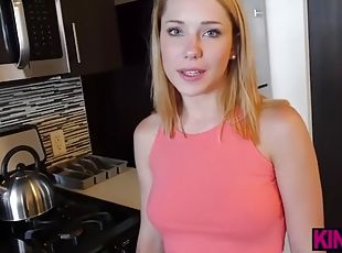 Blonde stepsister teen fucked by her horny stepbrother