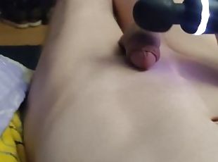 Cuming with a vibrator