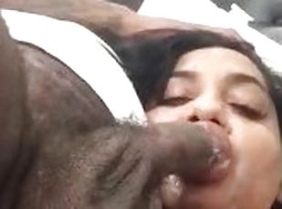 amateur, mamada, negra-ebony, latino, novia, polla, chupando