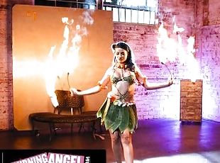 Hot Fire Dancer Jewelz Blu Gets Destroyed By The Barman's HUGE Dick...