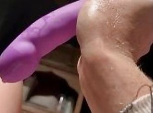 masturbation, giclée, amateur, jouet, gode, solo