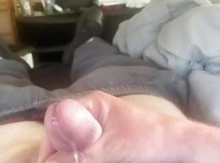 masturbation, amateur, ejaculation-sur-le-corps, branlette, solo