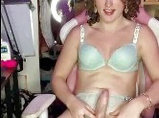 culo, masturbación, amateur, chorro-de-corrida, transexual-tranny, pajeándose, sucio, rubia, mona