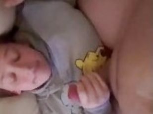 amatör, avsugning, cumshot, tonåring, par, pov, sprut