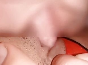 Hubby lick his wife pussy