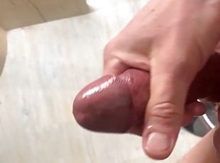 masturbation, amateur, énorme-bite, solo, rasé, bite