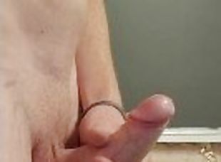 Cum collection! Milking my cock at work for you. Let me talk dirty to you.