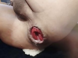 bøsse, creampie, sperm, luder-whore