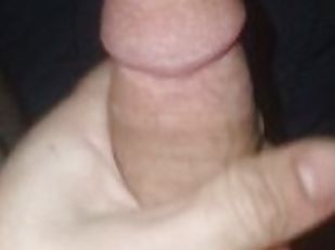 femme, amateur, énorme-bite, branlette, dormant, mari, horny, solo, bite