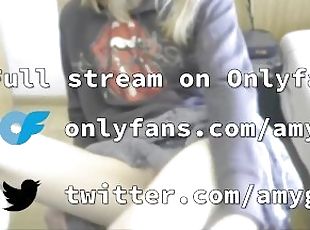 onani, shemale, anal, tenåring, handjob, fingret, blond, webkamera, stram, pikk