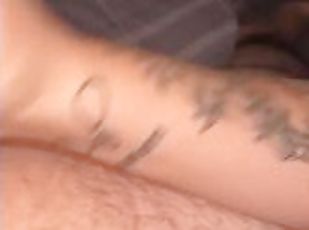 мастурбация, любительское, сперма-на-лице, огромный-член, дрочка-руками, француженки, татуировки, член