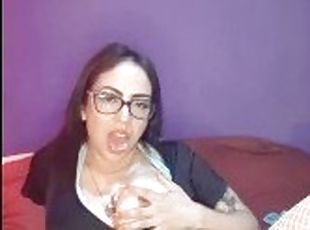 cur, masturbare-masturbation, secretara, amatori, milf, jucarie, dildo, fetish, solo, realitate