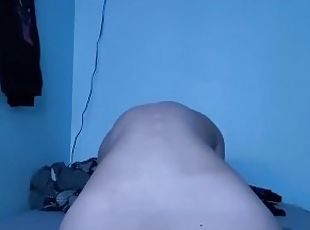 culo, anal, adolescente, juguete, corrida-interna, corrida, consolador, a-solas, bisexual