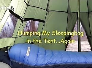 Humping My Vintage Sierra Designs Down Sleepingbag In The Tent. Cam...