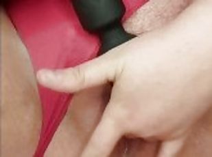 Horny Milf Fingers Pussy After Using Wand