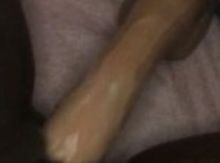 masturbation, amateur, ébène, milf, jouet, première-fois, gode, solo