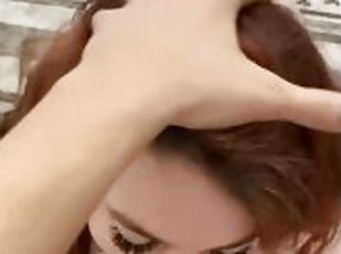 Anna Avrram onlyfans girl make a perfect oral, an cumming in her mo...