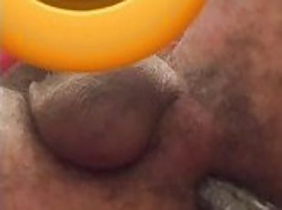 masturbación, amateur, anal, a-solas