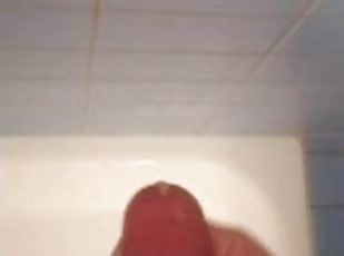 bad, gigantisk, masturbation, kvinnligt-sprut, amatör, cumshot, avrunkning, juckande, pov, dusch