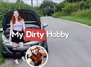 MyDirtyHobby - FinaFoxy Hitchhikes Her Way Home & Rewards The Guy W...