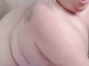 grasa, masturbare-masturbation, amatori, jucarie, bbw, dildo, solo