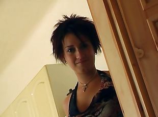 masturbation, amateur, fellation, ejaculation-sur-le-corps, hardcore, maison, branlette, couple, secousses, point-de-vue