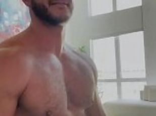 masturbation, amateur, gay, branlette, secousses, solo, musclé