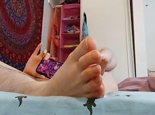 Foot Cam Feet Fetish I Try To FART Live Chaturbate PRIVATE SHOW! I can't farting! I flex anus moan