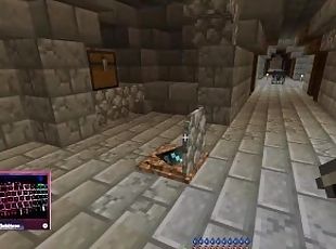 Exploring our first dungeon! Ep:4 Minecraft Modded Adventuring Craf...