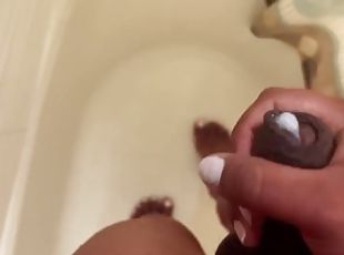 kąpiel, masturbacja, shemale, wystrysk-spermy, latynoskie, chłoptaś, stopy, spuszczanie, pov, prysznic