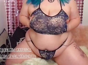 Chubby stepsis is a horny, busty slut and you can't stop watching h...