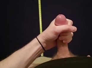 Measuring Ejaculation Distance  HUGE CUMSHOT NEW RECORD