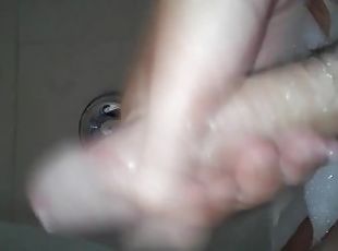 masturbation, amateur, ejaculation-sur-le-corps, énorme-bite, secousses, point-de-vue, horny, solo, bite