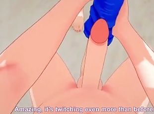 amatör, genç, ayaklar, bakış-açısı, animasyon, pornografik-içerikli-anime