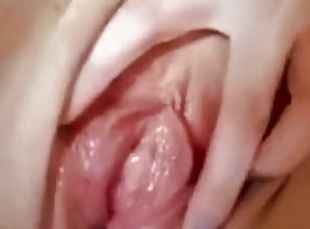 clitoris-bagian-atas-vagina-paling-sensitif, ayah, mastubasi, orgasme, vagina-pussy, muncrat, amatir, pasangan, permainan-jari, sudut-pandang