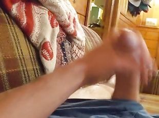 Edging gone wrong double orgasm cum gushing down my dick all over h...