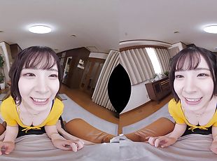 60fps 4K POV VR Asian porn hardcore with cumshot - sexy brunette Ja...