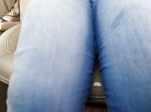 ? Alice Pees Her Jeans Over and Over! Piss compilation!