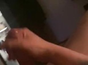 masturbation, amateur, ejaculation-sur-le-corps, énorme-bite, allemand, ejaculation, solo, bite