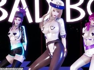 [MMD] RedVelvet - Bad Boy Sexy Striptease Ahri Akali Evelynn Kaisa ...