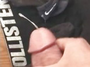 He Loves to Cum on his Clothes After the Gym