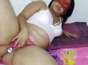 orgasmo, anal, mulher-madura, latina