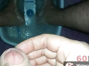 masturbation, pisser, amateur, ejaculation-sur-le-corps, énorme-bite, branlette, pieds, secousses, point-de-vue, jeune-18