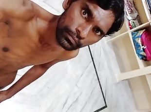 Rajesh home tour masturbation, showing ass hole, butt and cumming i...