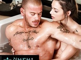 NURU MASSAGE - Jaye Summers Sucks And Rides Hard His Huge Cock To R...