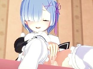 Re:Zero - Rem Caught Masturbating - 250 Subscribers Special 3D Hent...