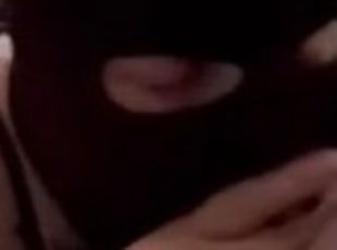 Ski Mask Blowjob From Thief