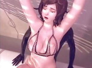 [Blacked] Mei enjoys a huge cock in the bathroom [Grand Cupido]( Ov...