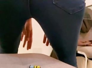 Giantess Samira buttcrush a tiny in jeans then eats it (buttcrush a...